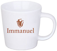 Ceramic Mugs: 12oz White Glossy Coffee Mugs